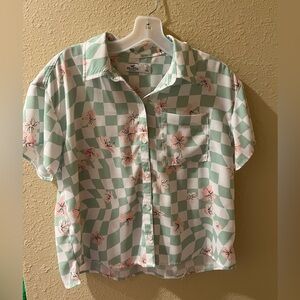 Hollister Button up T-shirt